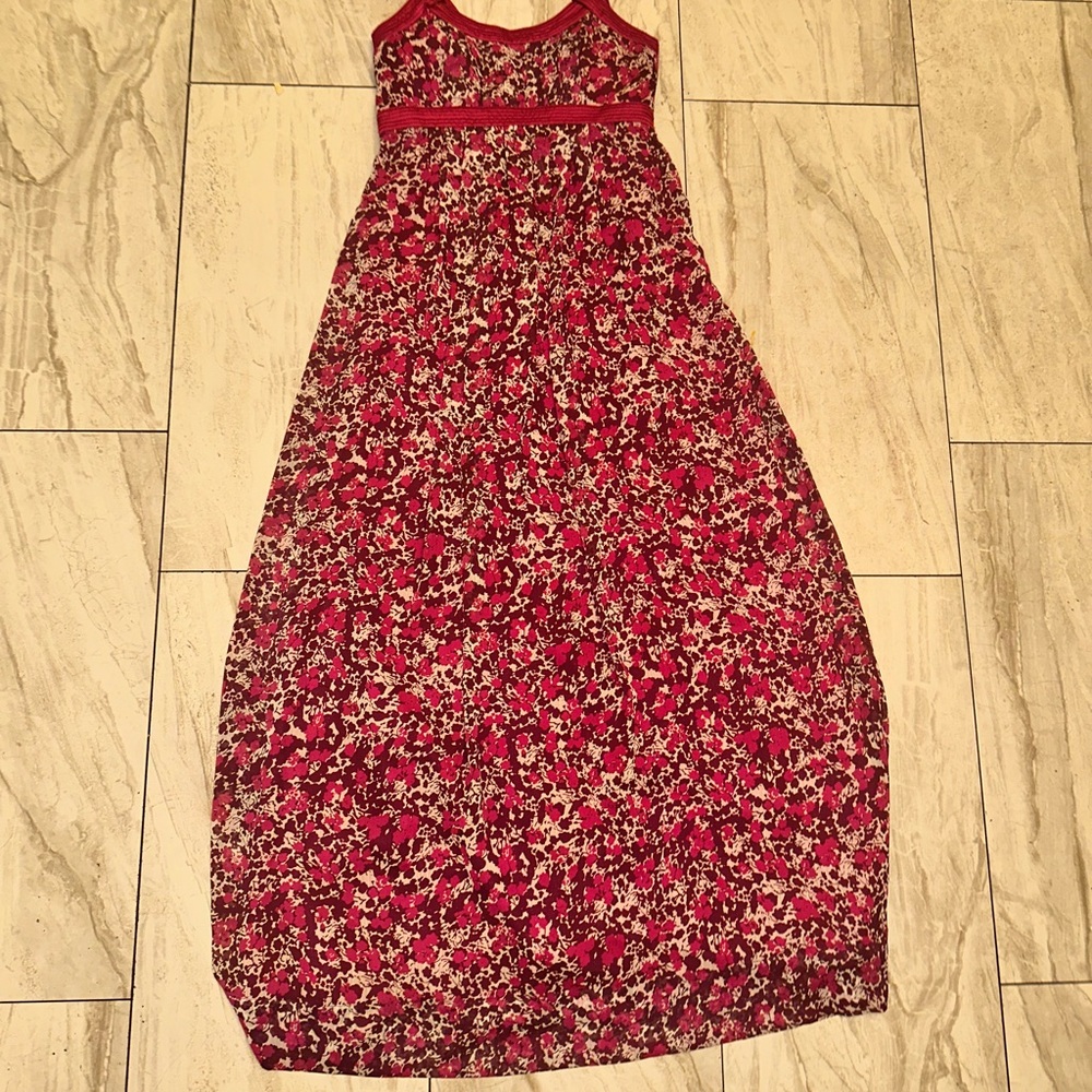 Calvin Klein Vibrant Pink Satin Dress